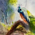 Peacock-Painting-Art