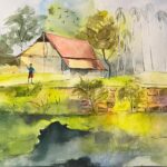 village-water-colour-painting-